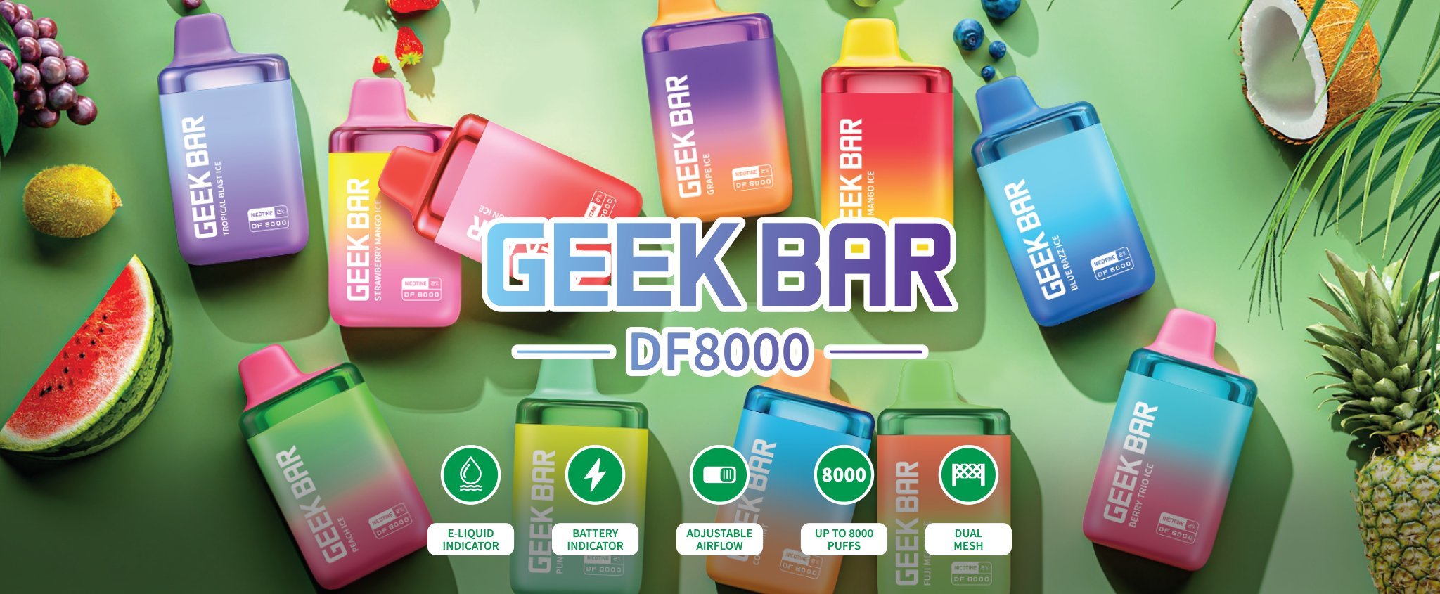 GEEKBAR DF 8000 New City Vapes GEEKBAR DF 8000 New City Vapes