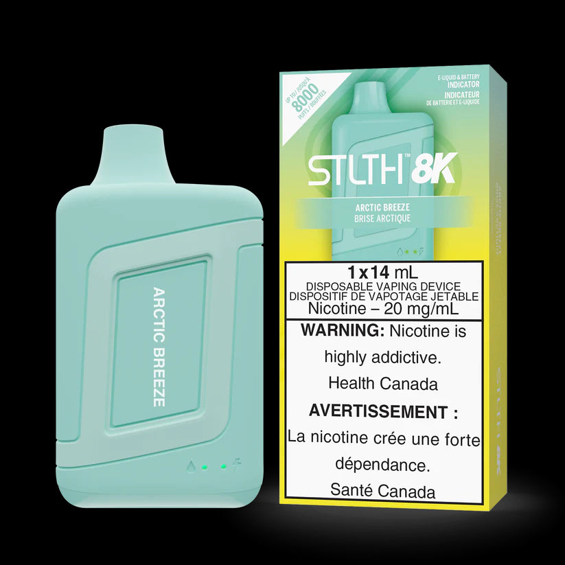 STLTH BOX 8K DISPOSABLE - ARCTIC BREEZE | Buy Online | Best Vaping Experience | Long-Lasting Flavor & Performance