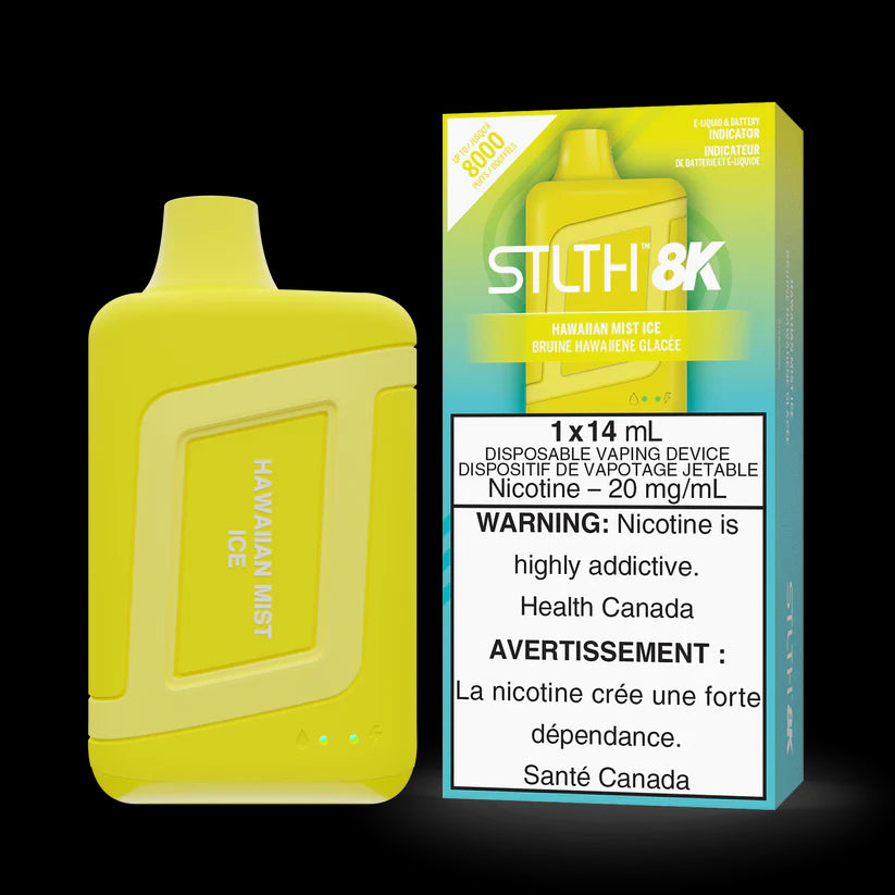 STLTH BOX 8K DISPOSABLE - HAWAIIAN MIST ICE | Buy Online | Best Vaping Experience | Long-Lasting Flavor & Performance