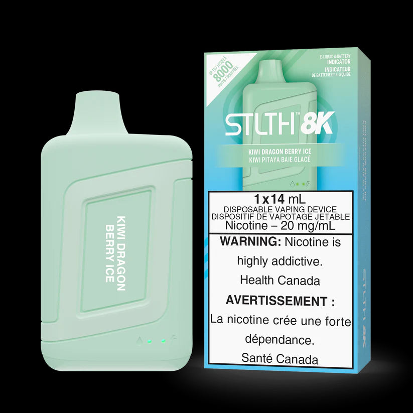 STLTH BOX 8K DISPOSABLE - KIWI DRAGON BERRY ICE | Buy Online | Best Vaping Experience | Long-Lasting Flavor & Performance