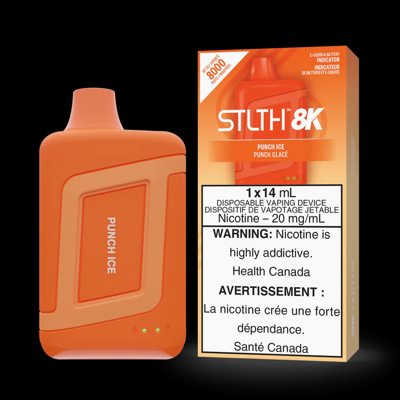 STLTH BOX 8K DISPOSABLE - PUNCH ICE | Buy Online | Best Vaping Experience | Long-Lasting Flavor & Performance