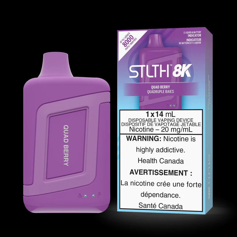 STLTH BOX 8K DISPOSABLE - QUAD BERRY | Buy Online | Best Vaping Experience | Long-Lasting Flavor & Performance