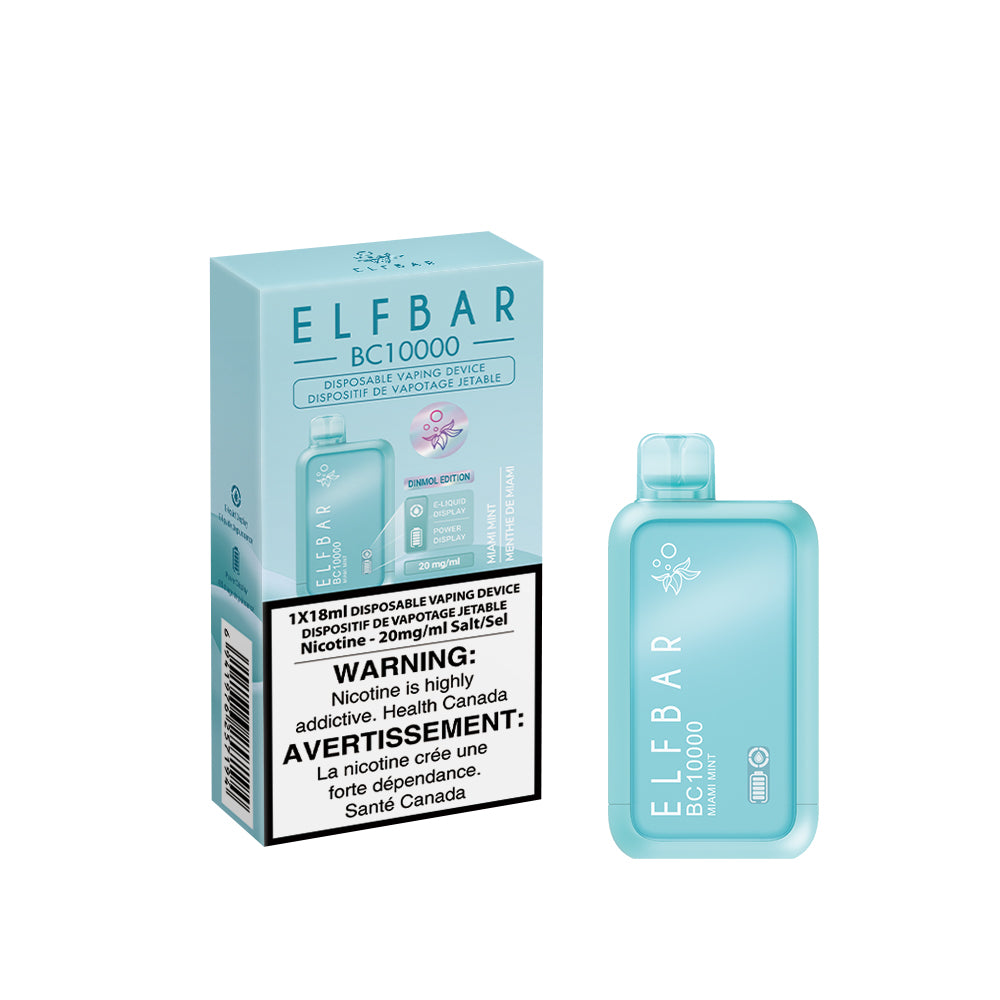 Elf Bar BC10000 Miami Mint 10,000 Puffs | New City Vapes Elf Bar BC10000 Miami Mint 10,000 Puffs | New City Vapes