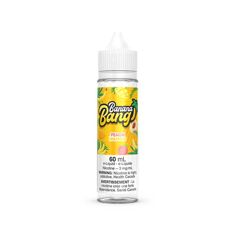 BANANA BANG E-LIQUID - PEACH MANGO | Buy Online | Best Vaping Experience | Long-Lasting Flavor & Performance