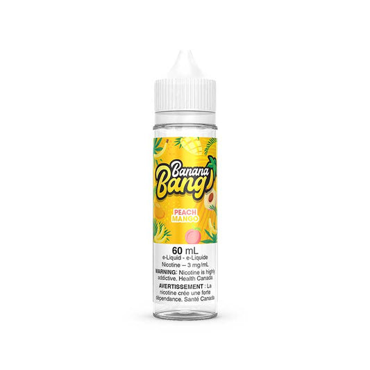 BANANA BANG E-LIQUID - PEACH MANGO | Buy Online | Best Vaping Experience | Long-Lasting Flavor & Performance