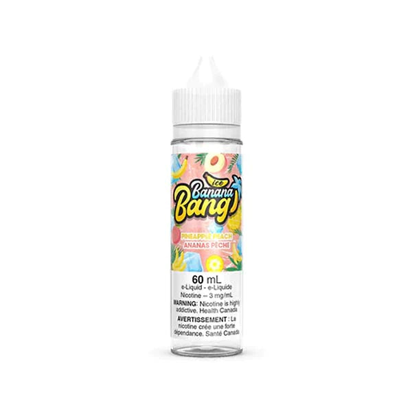 BANANA BANG E-LIQUID - ICE PINEAPPLE PEACH | Buy Online | Best Vaping Experience | Long-Lasting Flavor & Performance