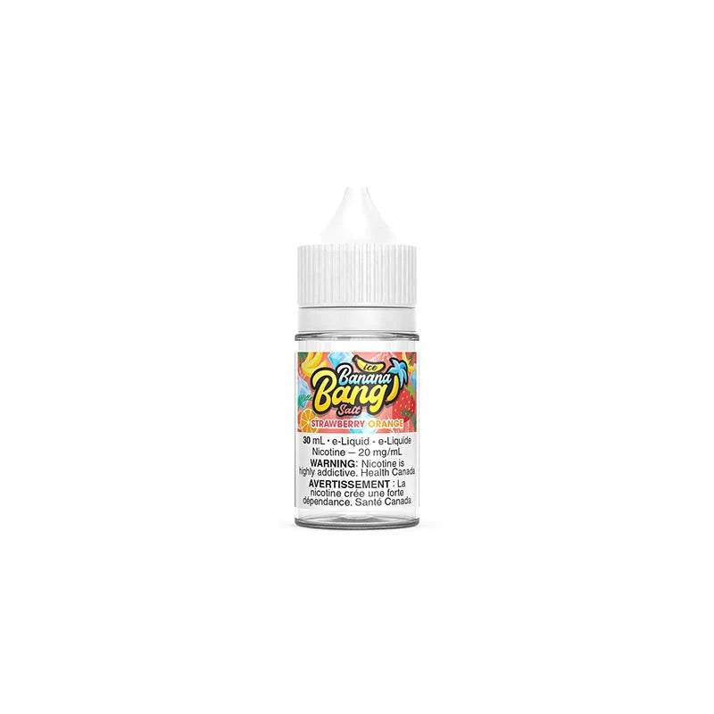 BANANA BANG SALT E-LIQUID - ICE STRAWBERRY ORANGE | Buy Online | Best Vaping Experience | Long-Lasting Flavor & Performance