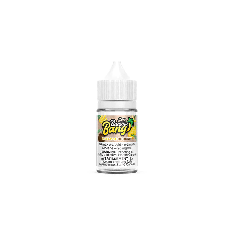 BANANA BANG SALT E-LIQUID - PINEAPPLE COCONUT | Buy Online | Best Vaping Experience | Long-Lasting Flavor & Performance