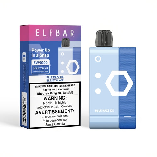 ELF BAR EW9000 Starter Kit - Blue Razz Ice, 9000 Puffs | Buy Online | Best Vaping Experience | Long-Lasting Flavor & Performance