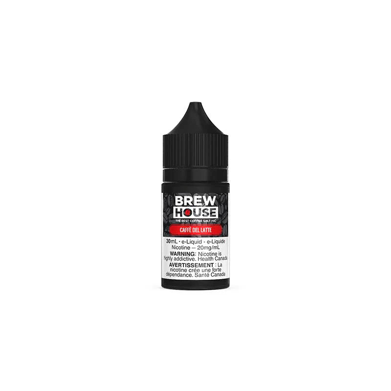 BREW HOUSE SALT E-LIQUID - CAFFE DEL LATTE | Buy Online | Best Vaping Experience | Long-Lasting Flavor & Performance
