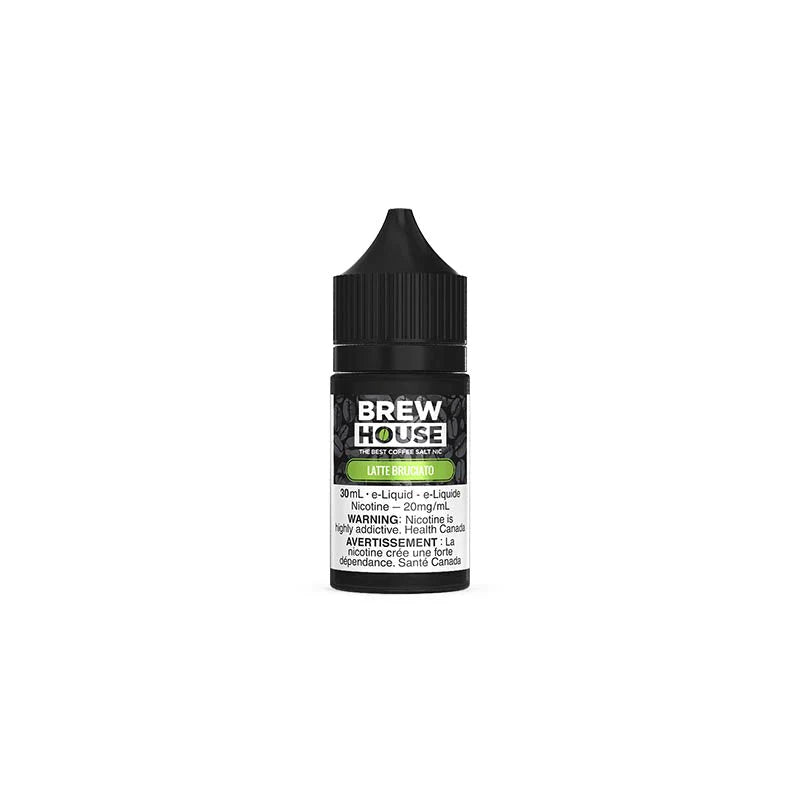 BREW HOUSE SALT E-LIQUID - LATTE BRUCIATO | Buy Online | Best Vaping Experience | Long-Lasting Flavor & Performance