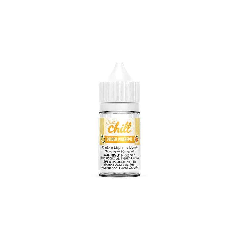 CHILL SALT E-LIQUID - GOLDEN PINEAPPLE | Buy Online | Best Vaping Experience | Long-Lasting Flavor & Performance