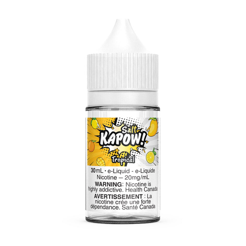 KAPOW SALT E-LIQUID - TROPICAL | Buy Online | Best Vaping Experience | Long-Lasting Flavor & Performance