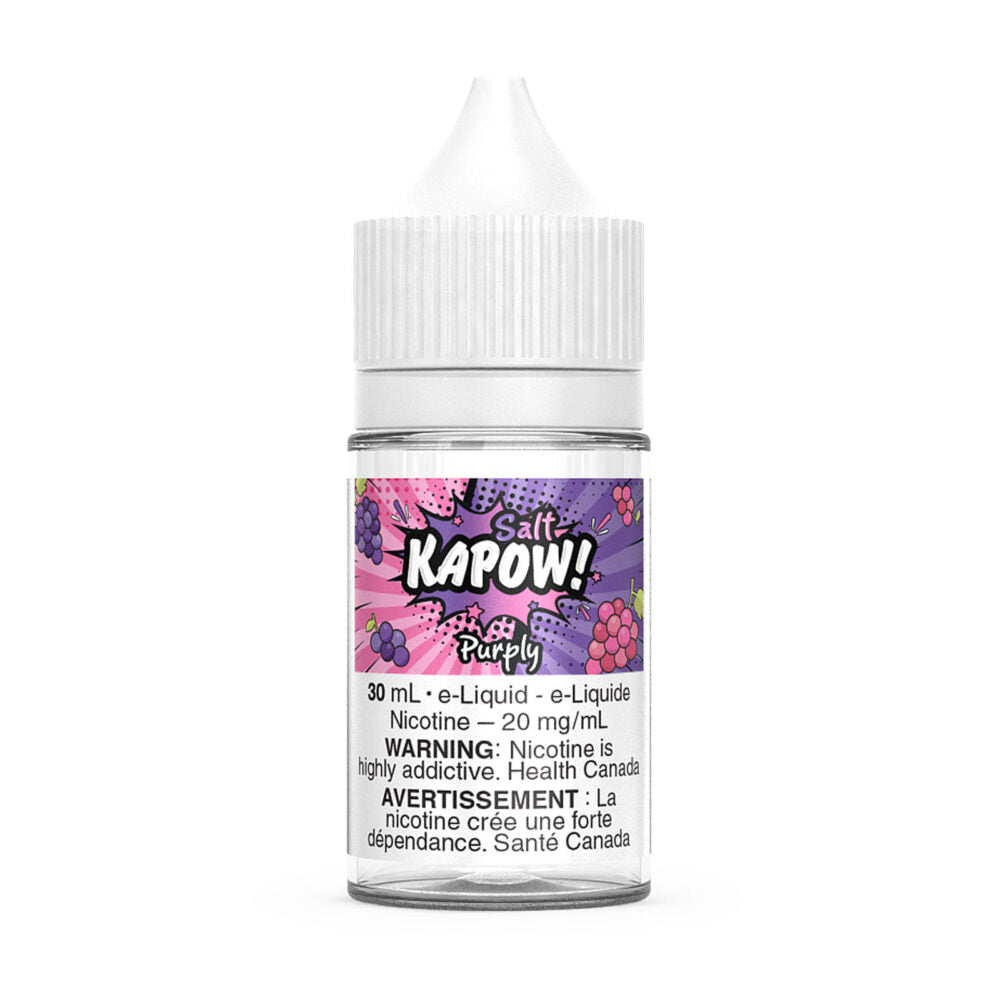 KAPOW SALT E-LIQUID - PURPLY | Buy Online | Best Vaping Experience | Long-Lasting Flavor & Performance