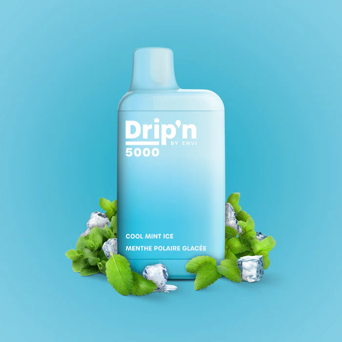 DRIP'N 5000 - COOL MINT ICE | Buy Online | Best Vaping Experience | Long-Lasting Flavor & Performance