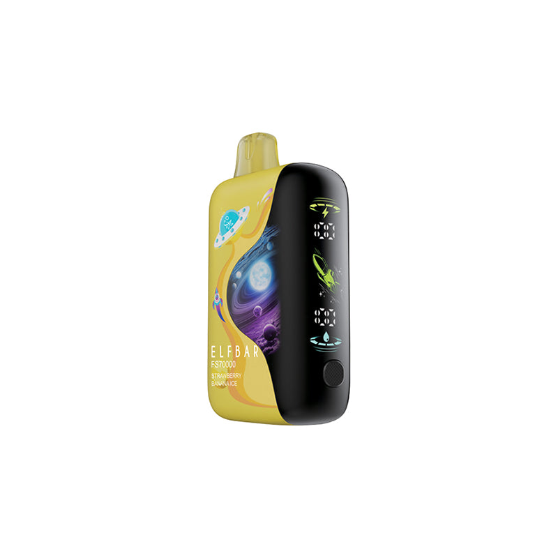 ELFBAR FS70K DISPOSABLE - STRAWBERRY BANANA ICE  New City Vapes