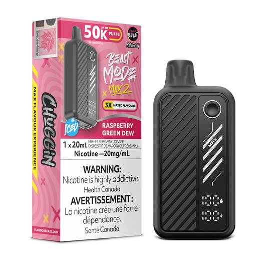 Flavour Beast Beast Mode Max 2 Disposable - Raspberry Green Dew Flavour Beast Beast Mode Max 2