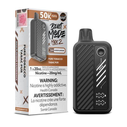 Flavour Beast Beast Mode Max 2 Disposable - Pure Tobacco Flavour Beast Beast Mode Max 2