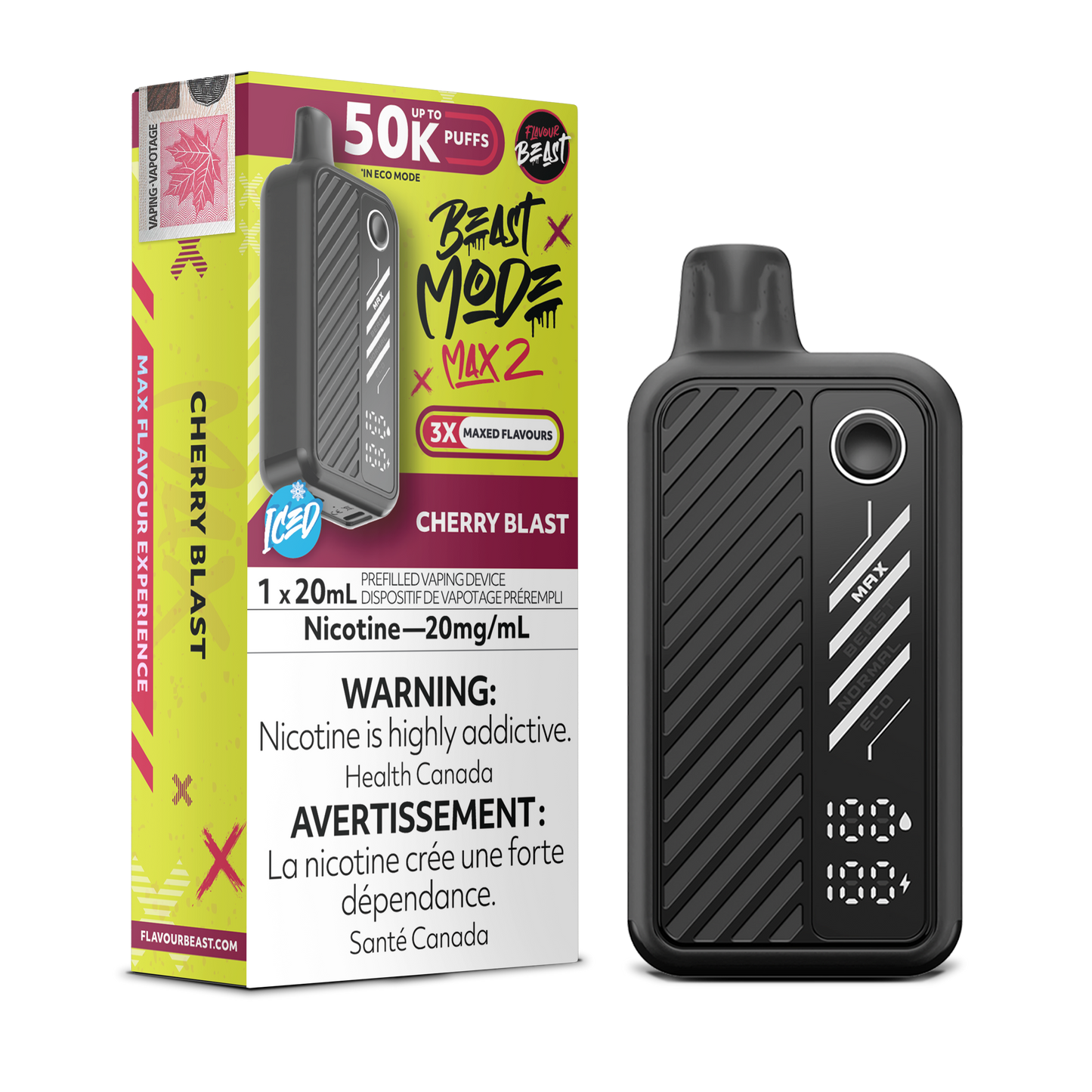 Flavour Beast Beast Mode Max 2 jetable - Cherry Blast