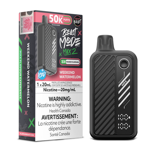 Flavour Beast Beast Mode Max 2 Disposable - Weekend Watermelon Flavour Beast Beast Mode Max 2