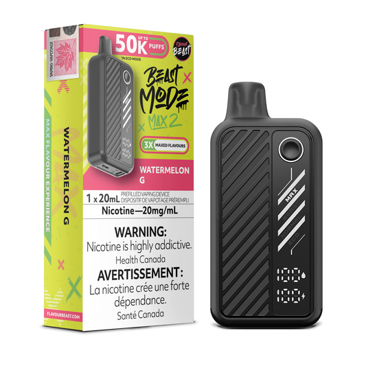 Flavour Beast Beast Mode Max 2 Disposable - Watermelon G Flavour Beast Beast Mode Max 2