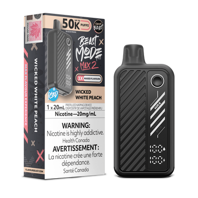 Flavour Beast Beast Mode Max 2 Disposable - Wicked White Peach