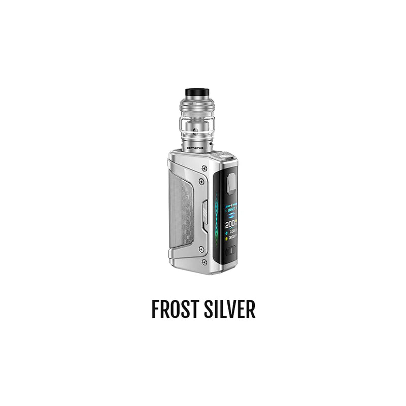 Frost silver electronic device on a white background with 'Frost Silver' text below.