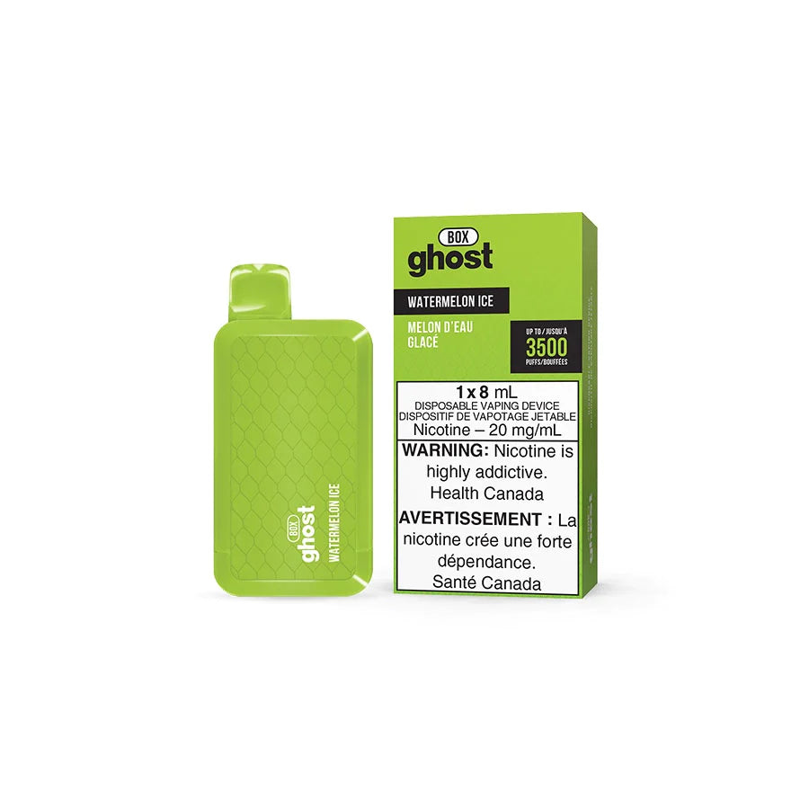GHOST BOX DISPOSABLE - WATERMELON ICE | Buy Online | Best Vaping Experience | Long-Lasting Flavor & Performance
