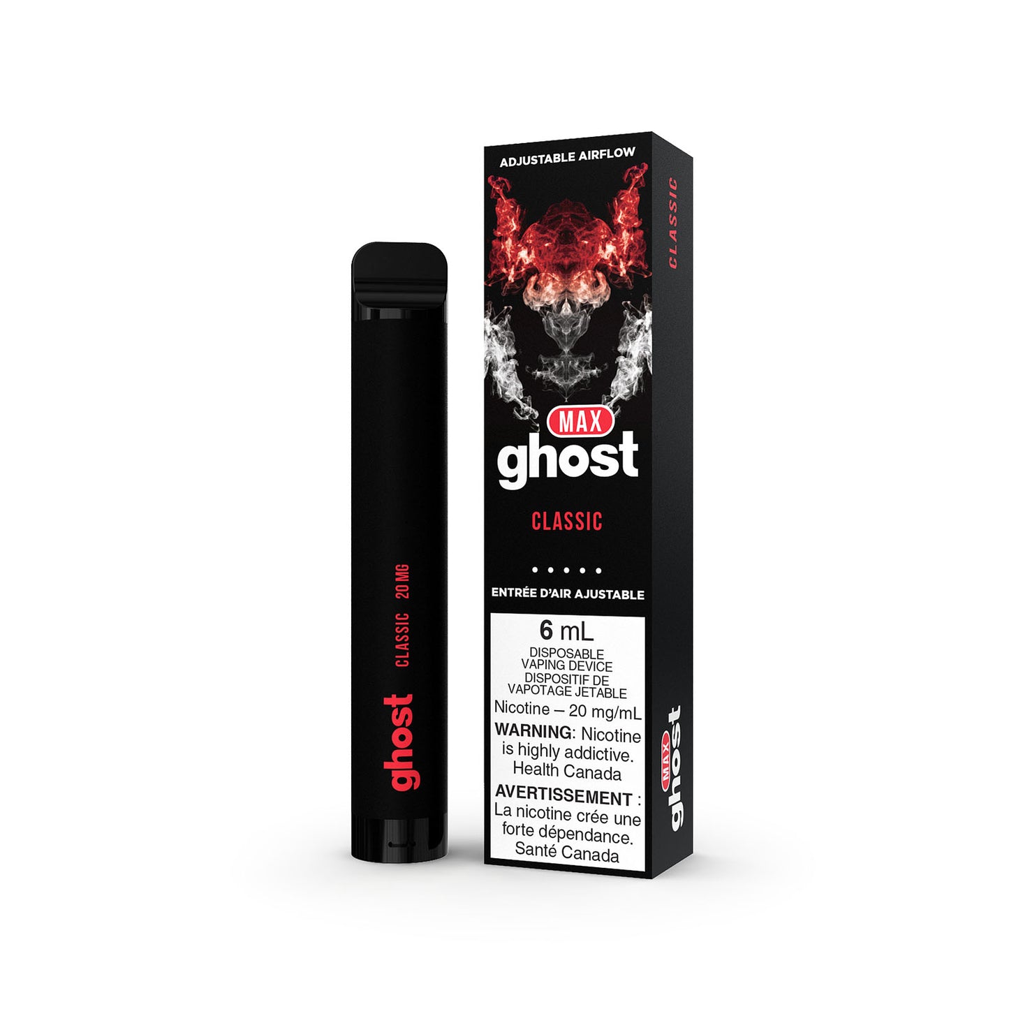 GHOST MAX DISPOSABLE - CLASSIC) | Buy Online | Best Vaping Experience | Long-Lasting Flavor & Performance