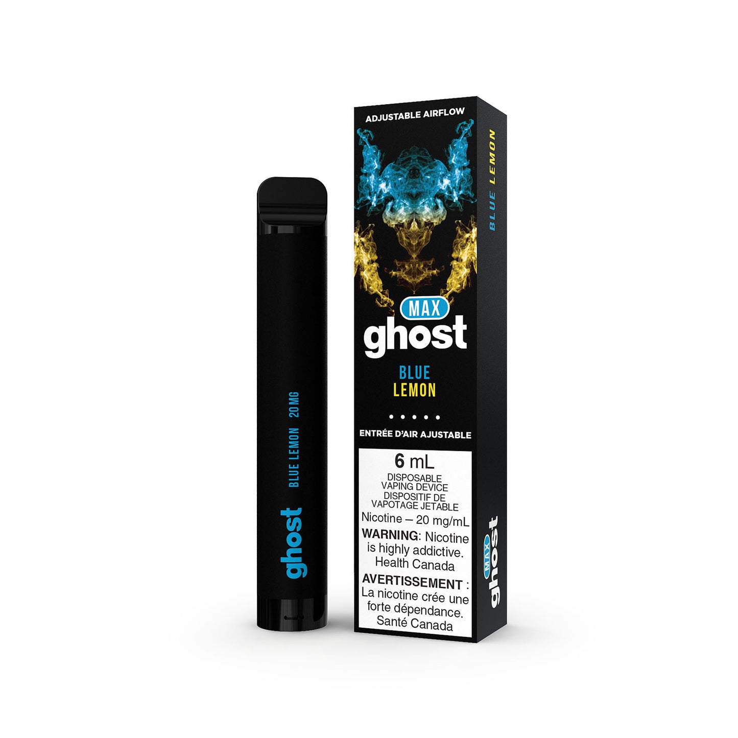 GHOST MAX DISPOSABLE - BLUE LEMON | Buy Online | Best Vaping Experience | Long-Lasting Flavor & Performance