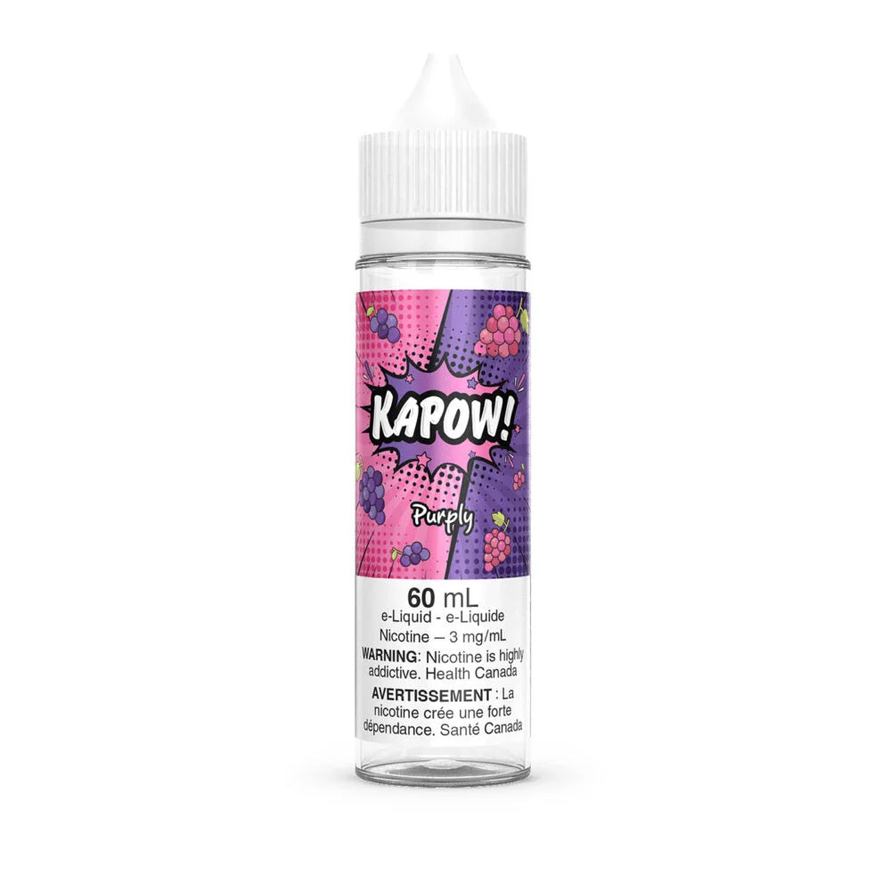 KAPOW E-LIQUID - PURPLY  | Buy Online | Best Vaping Experience | Long-Lasting Flavor & Performance