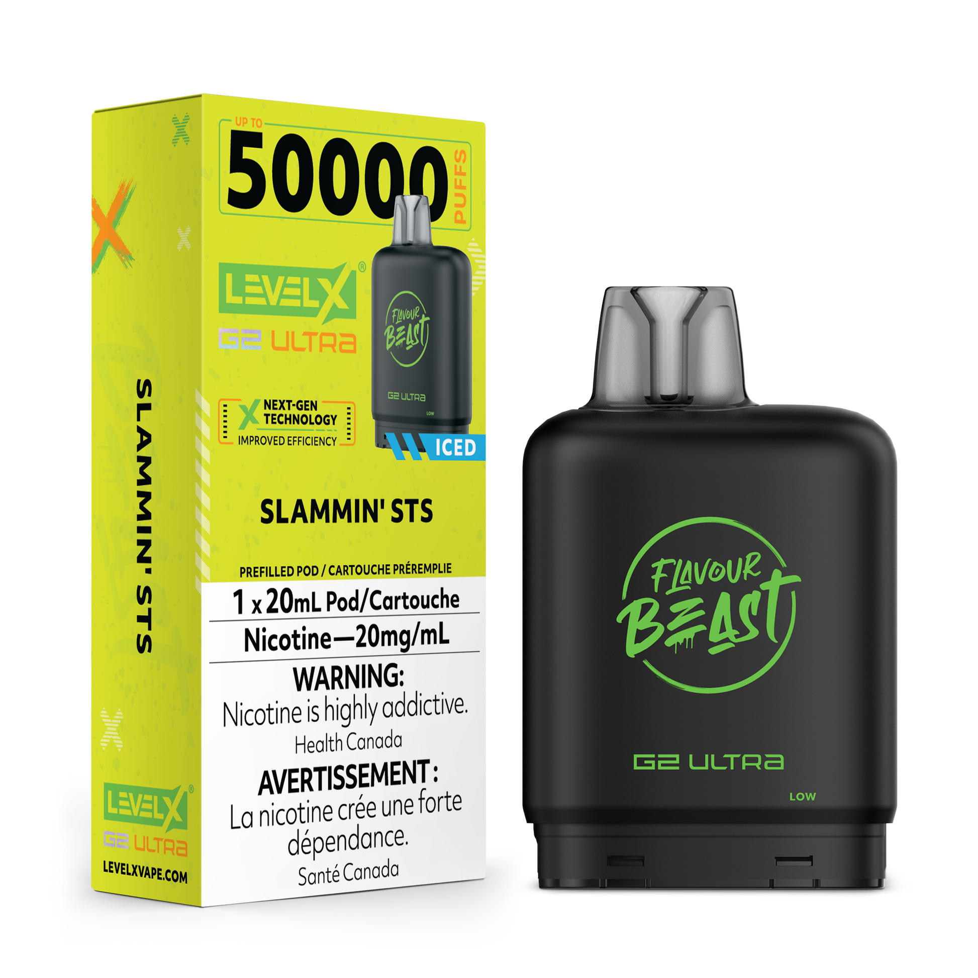 SLAMMIN' STS 20MG Level X Device by Flavour Beast