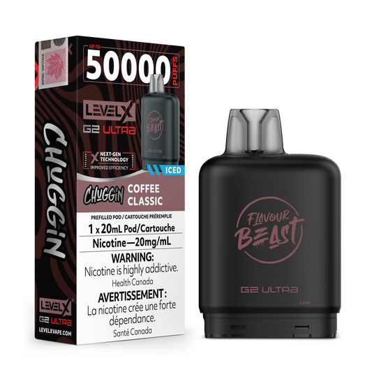 (CHUGGIN') COFFEE CLASSIC (ICED) 20MG Level X Device by Flavour Beast