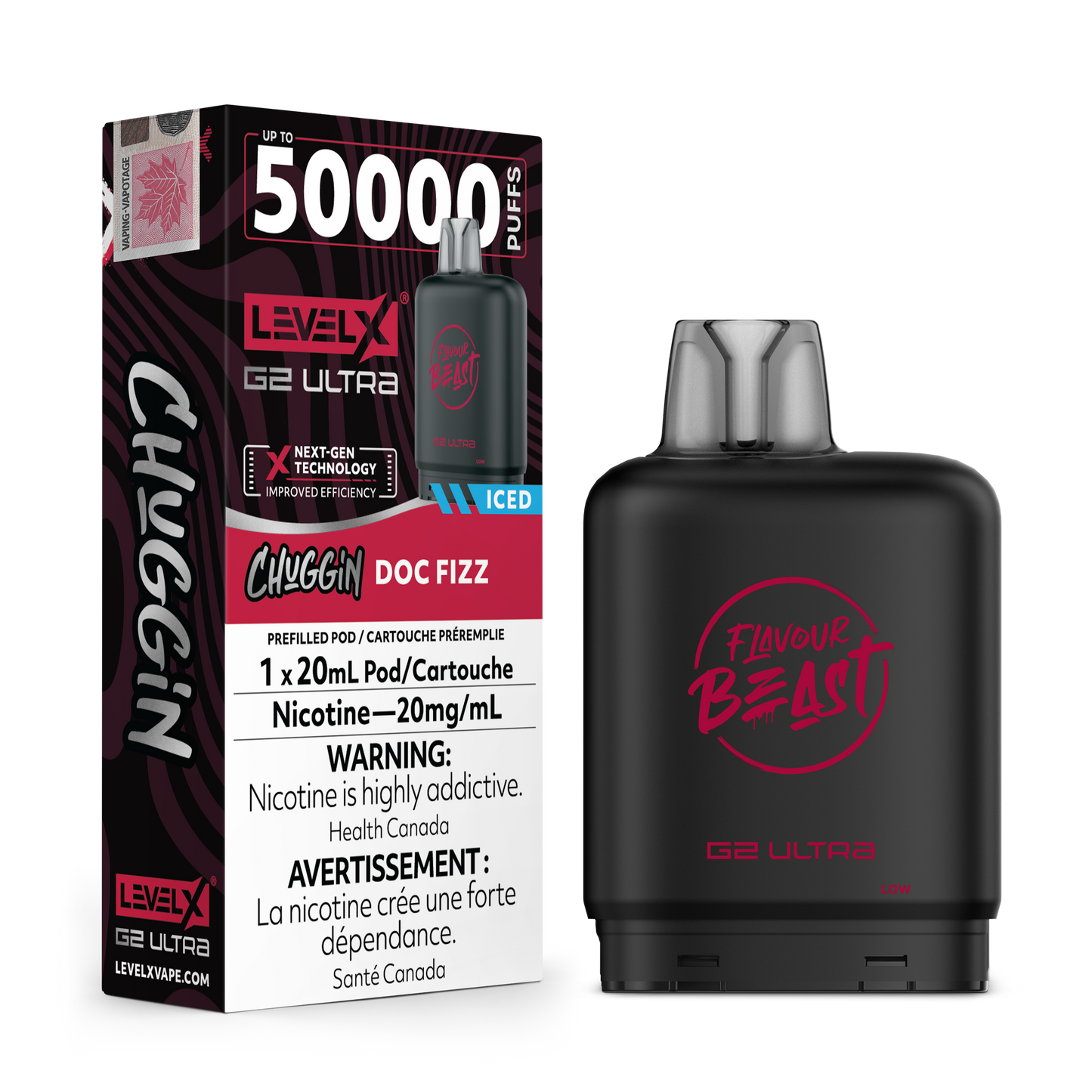 (CHUGGIN') DOC FIZZ (ICED) 20MG Level X Device by Flavour Beast