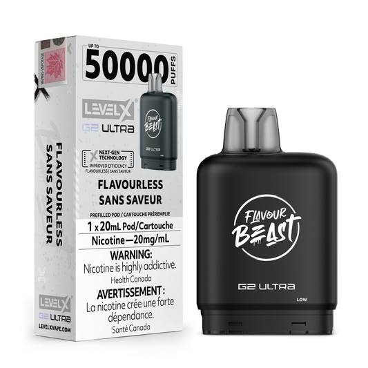 FLAVOURLESS 20MG Level X Device by Flavour Beast