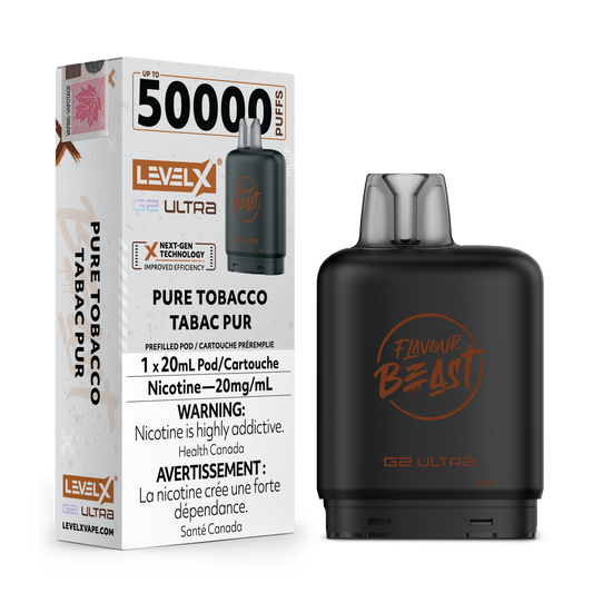 PURE TOBACCO 20MG Level X Device by Flavour Beast