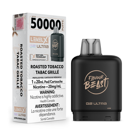 ROASTED TOBACCO 20MG Level X Device by Flavour Beast