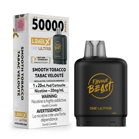 SMOOTH TOBACCO 20MG Level X Device by Flavour Beast