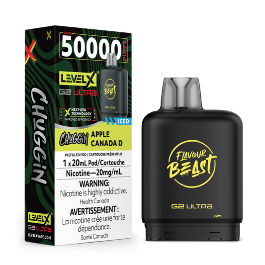 (CHUGGIN') APPLE CANADA D (ICED) 20MG Level X Device by Flavour Beast