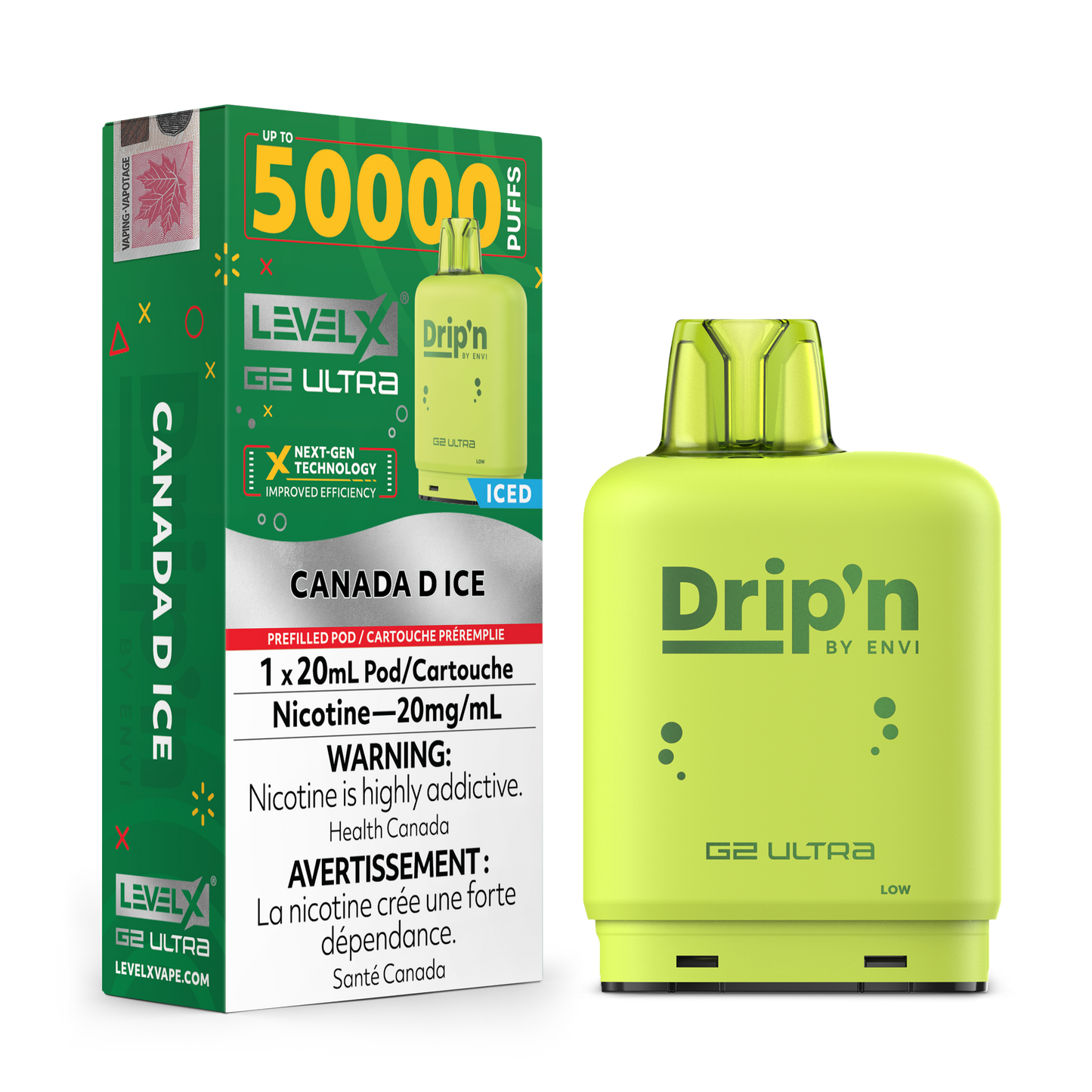 CANADA D ICE 20MG Level X Device by Flavour Beast