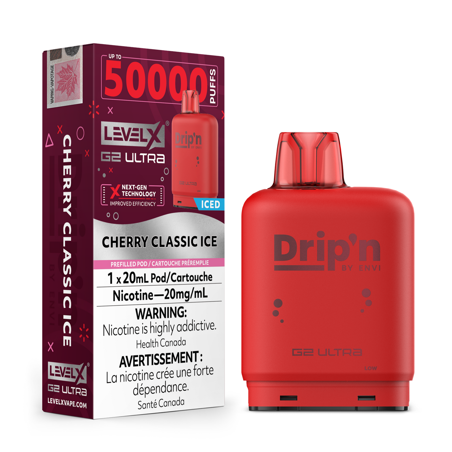 CHERRY CLASSIC ICE 20MG Level X Device by Flavour Beast