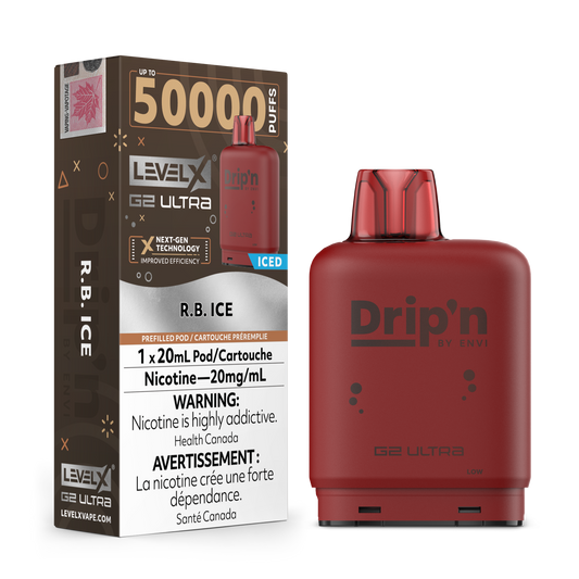 R.B. ICE 20MG Level X Device by Flavour Beast