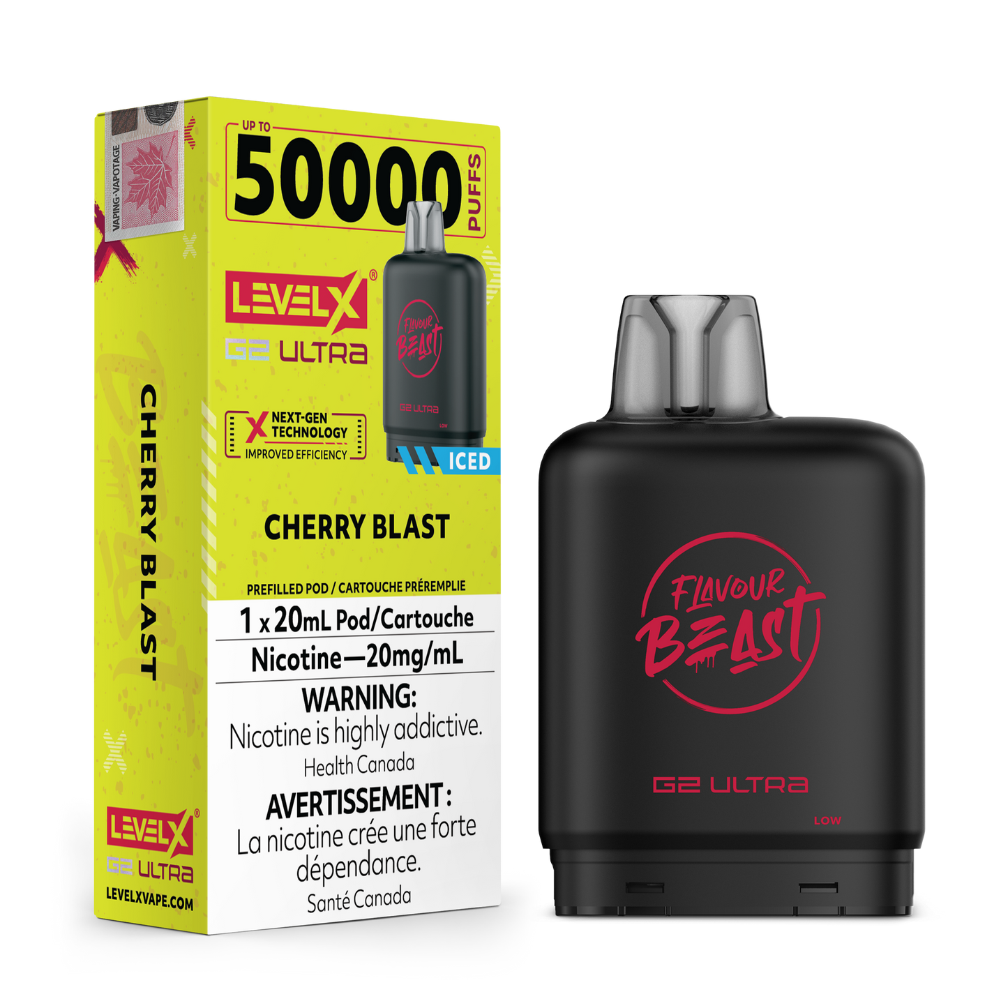 CHERRY BLAST 20MG Level X Device by Flavour Beast