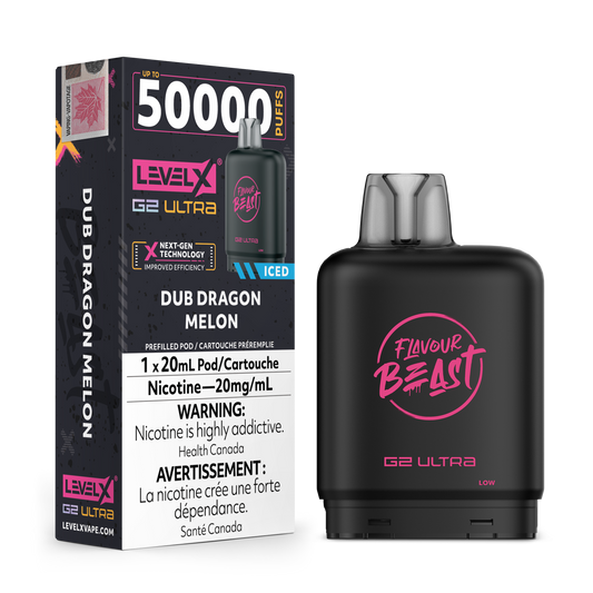 DUB DRAGON MELON 20MG Level X Device by Flavour Beast