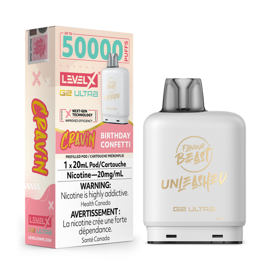 CRAVIN' BIRTHDAY CONFETTI 20MG Level X Device by Flavour Beast