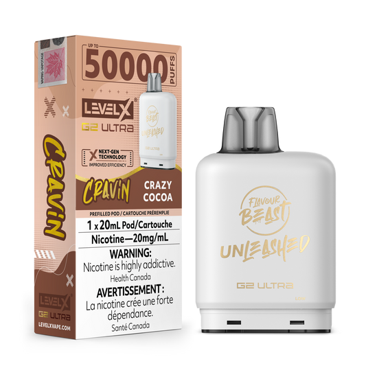 CRAVIN' CRAZY COCOA 20MG Level X Device by Flavour Beast