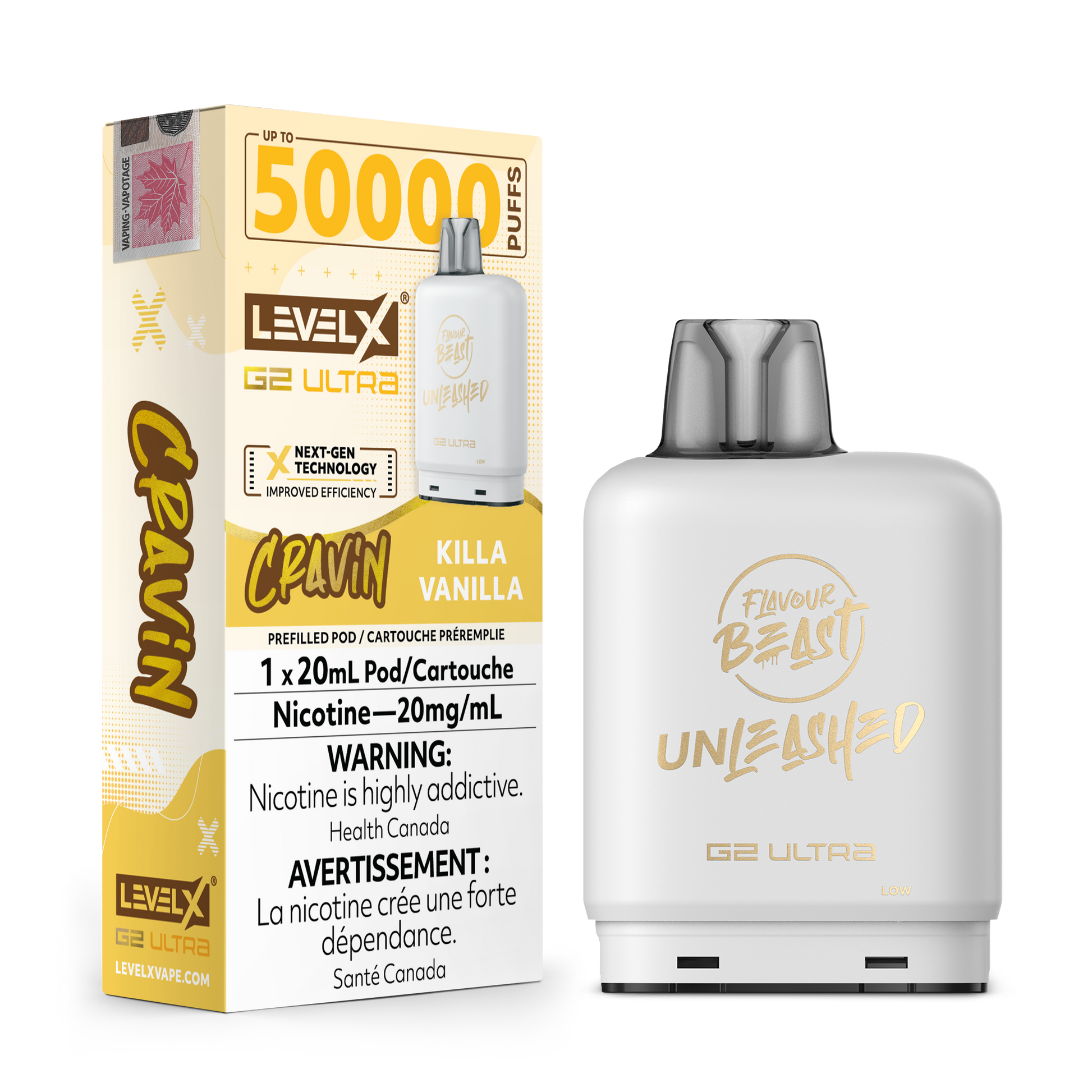 CRAVIN' KILLA VANILLA 20MG Level X Device by Flavour Beast