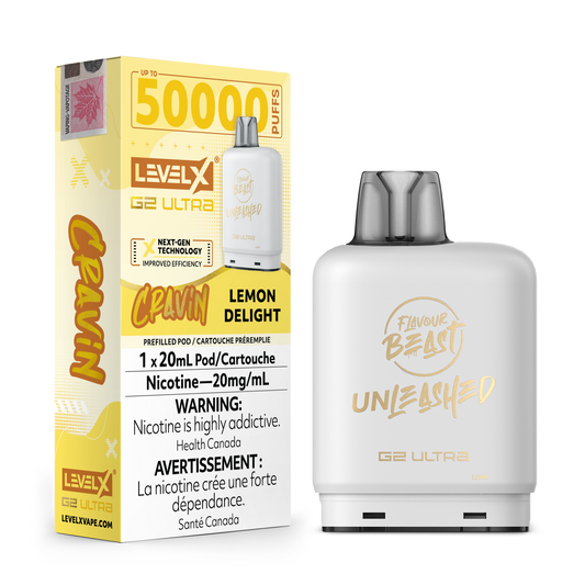 CRAVIN' LEMON DELIGHT 20MG Level X Device by Flavour Beast
