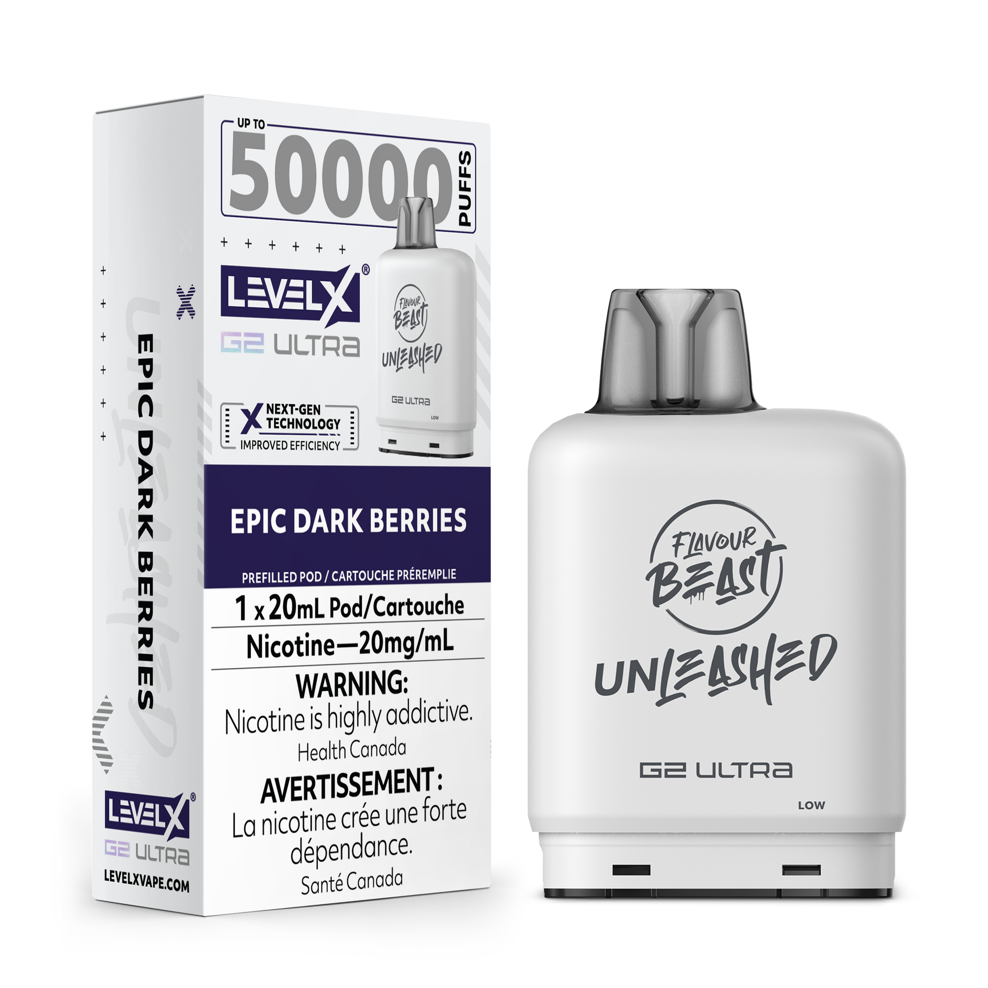 EPIC DARK BERRIES 20MG Level X Device by Flavour Beast