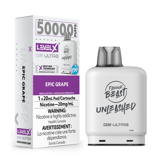 EPIC GRAPE 20MG Level X Device by Flavour Beast